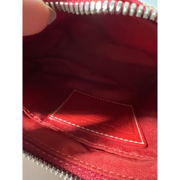 Coach Red Signature Shoulder Bag - Picture 13 of 13